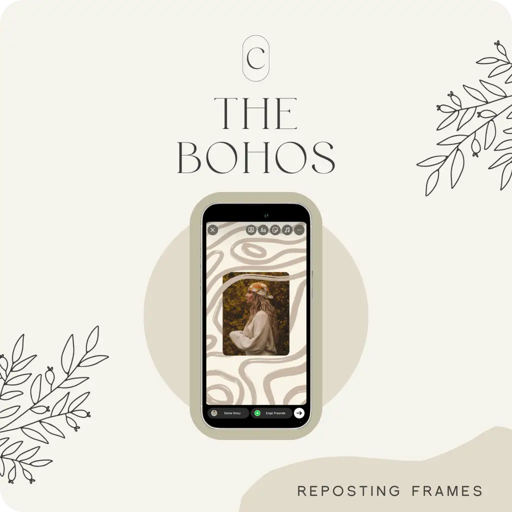 Reposting Frames - THE BOHOS CREATE by Ana Johnson