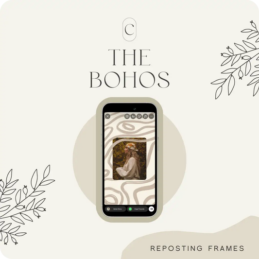 Reposting Frames - THE BOHOS CREATE by Ana Johnson