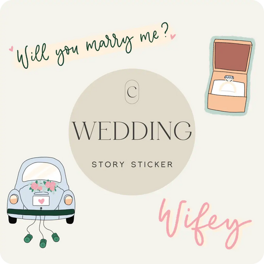 Story Sticker WEDDING CREATE by Ana Johnson