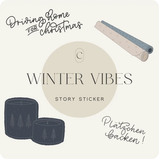 Story Sticker - WINTER VIBES CREATE by Ana Johnson