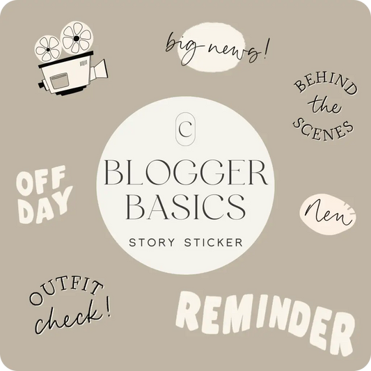 Story Sticker - BLOGGER BASICS CREATE by Ana Johnson