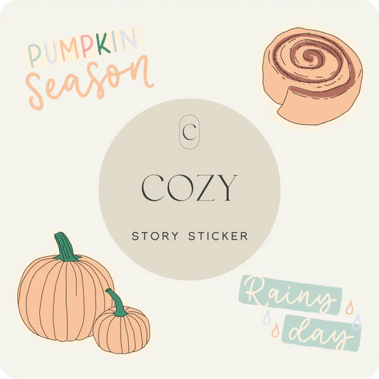 Story Sticker - COZY CREATE by Ana Johnson