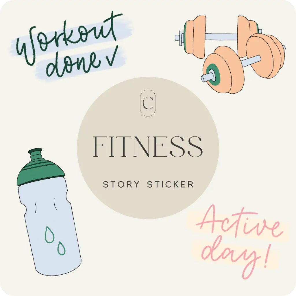 Story Sticker - FITNESS CREATE by Ana Johnson