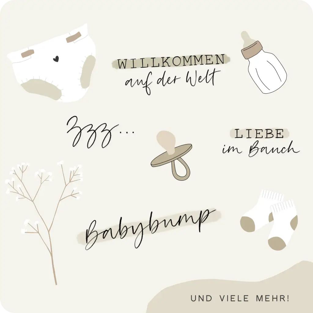Story Sticker - SCHWANGERSCHAFT CREATE by Ana Johnson