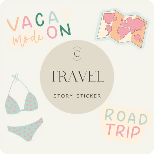 Story Sticker - TRAVEL CREATE by Ana Johnson