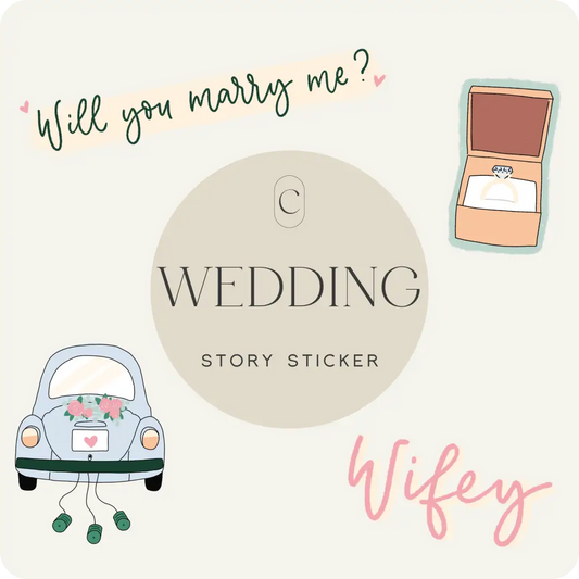 Story Sticker - WEDDING CREATE by Ana Johnson